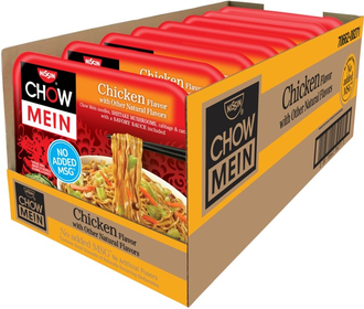 Лапша Nissin Chow Mein Chicken с Курицей 113 гр (8 шт)