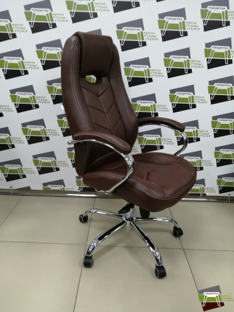 Кресло Everprof Drift M Экокожа Коричневый