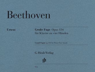 Beethoven. Große Fuge op.134: für Klavier zu 4 Händen