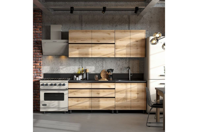 Кухня Симпл Берген (2,0) дуб делано/венге