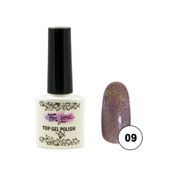 Гель-лак FOR YOU Cat's eye RAINBOW № 09