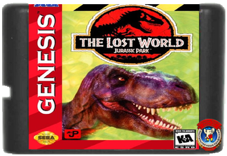 The Lost World, Jurassic Park, Игра для Сега (Sega Game) GEN