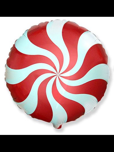 Воздушный шар фольгированный "ЛЕДЕНЕЦ. Красный" 45 см.