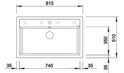 Мойка Blanco Dalago 8, 516634 (РАСПРОДАЖА)