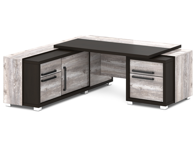 Дуб Линдберг Темный и Бетон Пайн