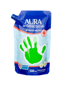 Мыло жидкое AURA с антибакт. эффектом Ромашка 500мл