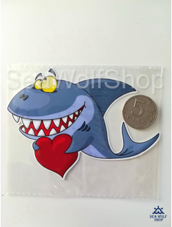 Наклейка сувенир оракал Акула №93