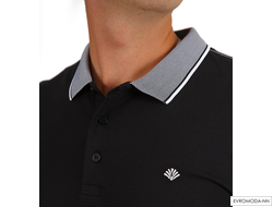 Поло мужское черное LUXOR