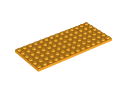 Plate 6 x 14, Bright Light Orange (3456 / 6151065)