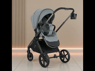 Детская коляска 2 в 1 Pituso Teffy Blue Tea/Graphite