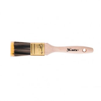 Кисть плоская Golden 1.5&quot;, искусственная щетина, деревянная ручка MTX