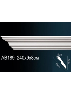 Карниз гладкий AB189