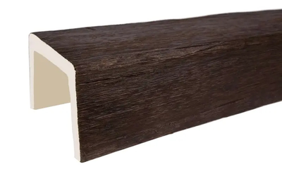 Декоративная балка из полиуретана Country Decor (WOOD LOOK) строганая М22 (200х150) тёмный дуб