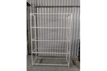 Стеллаж1500х500х2000 из уголка 25х25, порошковая покраска RAL 7032 