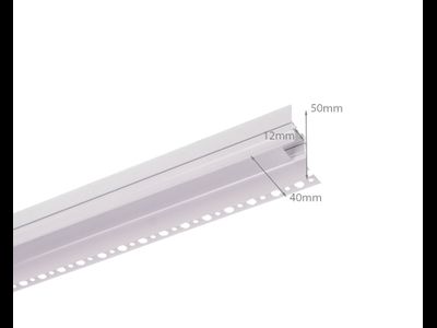 Алюминиевый профиль 4L-4050-2m-DW ANOD+OPAL Гипсокартон