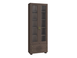 Гостиная МОНБЛАН - Шкаф комбинированный МБ-27К Венге/Орех шоколадный