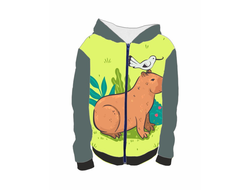 Толстовки 3D с полной запечаткой Капибара, Kapibara-san