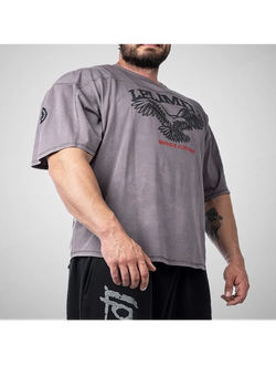 Размахайка Legal Power Stonewashed Pique Jersey 2121-833 серый графит