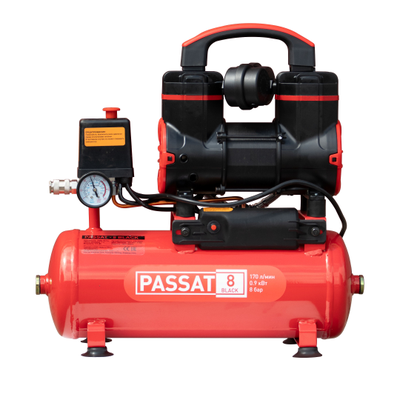 Компрессор безмасляный PASSAT-8 BLACK