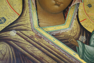 Икона  Божией Матери `Одигитрия`. Владимирские села. Конец XIX в.