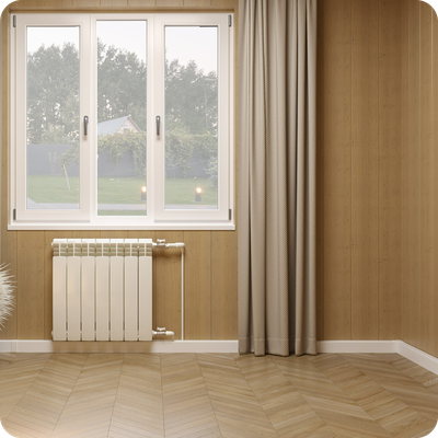 Плинтус для труб отопления ПВХ Smartprofile Aqua 37 для труб до 25мм.