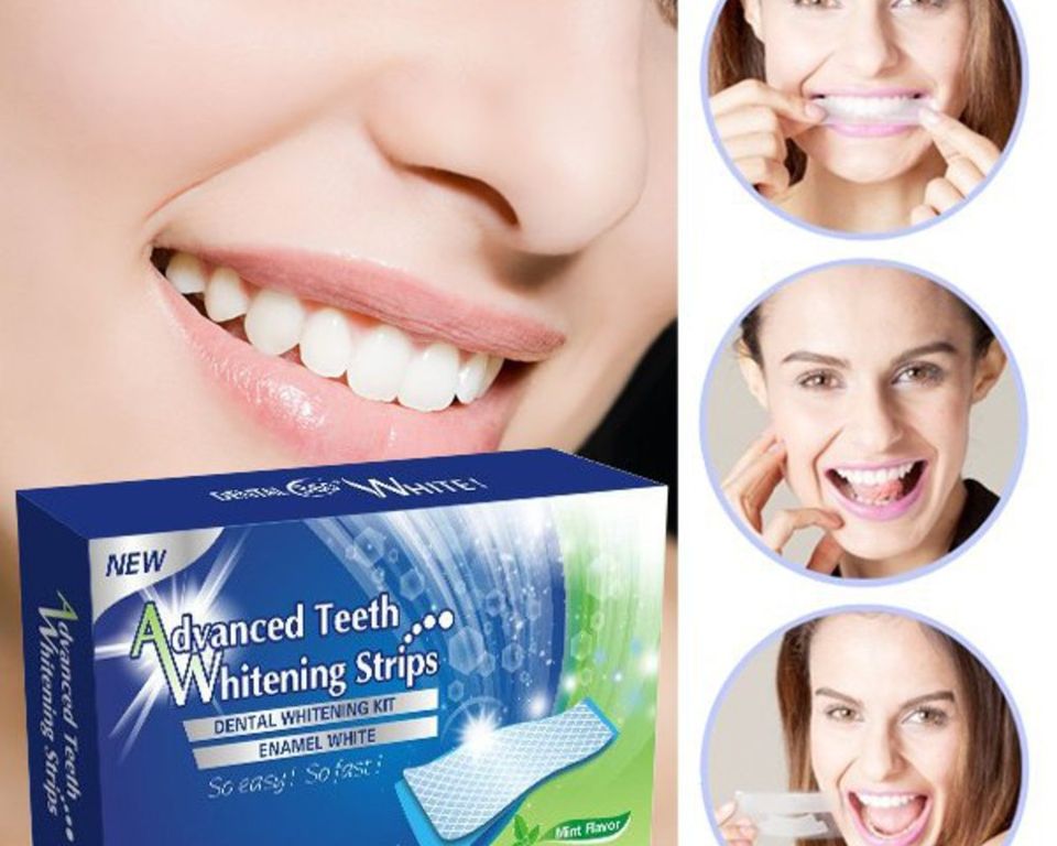 Купить Отбеливающие полоски для зубов Advanced Teeth Whitening Strips