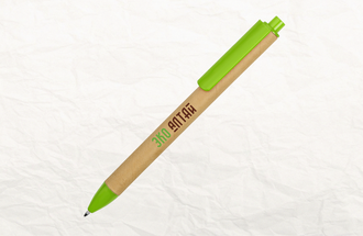 Ручка «Эко Алтай» с корпусом из картона и пластика