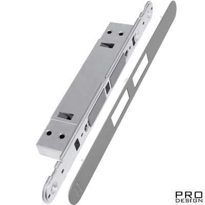 Магнитная защелка AGB (АГБ) регулируемая Touch (матовый хром) с лицевой планкой