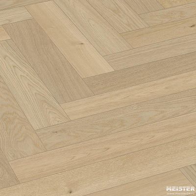 Паркетная доска Meister HS 500 Lindura Дуб классик Алебастровый 8929