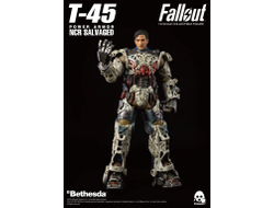 Выживший в силовой броне Т-45 НКР (Fallout) - ФИГУРКА 1/6 Fallout T-45 NCR Salvaged Power Armor (3Z0177) - Threezero