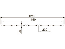 Металлочерепица kvinta uno satin Ral 3005 красное вино Grand line