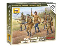 Сборная модель: (Звезда 6179) Советская кадровая пехота 1941-1942 гг.