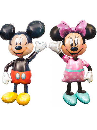 Шар  52"/132 см Ходячая фигура, Микки и Минни в Орле