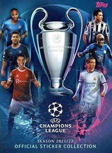 Стартовий пак! Альбом для наліпок + 16 наклейок (стікерів) UEFA Champions League season 2021/22 (Ліга Чемпіонів УЄФА 2021/22)