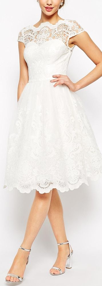 Бело Бирюзовое Платье Винтажное Пышное RSG-2235