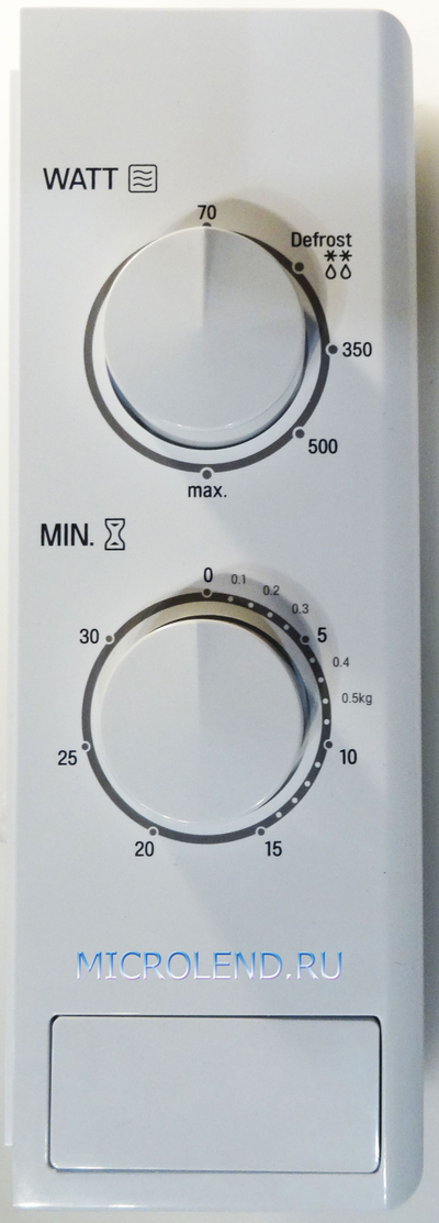 блок управления с механический переключателем в сборе СВЧ печи LG белая