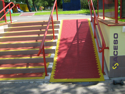 Сотовое грязезащитное, противоскользящее покрытие антикаблук, 10 мм, цена за 1 кв.м цвет в ассортименте