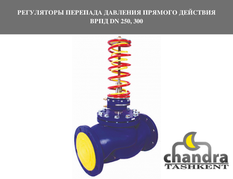 РЕГУЛЯТОРЫ ПЕРЕПАДА ДАВЛЕНИЯ ПРЯМОГО ДЕЙСТВИЯ ВРПД DN 250, 300