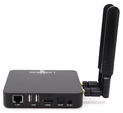 Смарт ТВ приставка Ugoos AM6B Plus 4/32 (WiFi-6) с пультом с гироскопной мышью и голосовым поиском