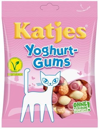 Жевательные конфеты Katjes Yoghurt-Gums 200гр (20 шт)