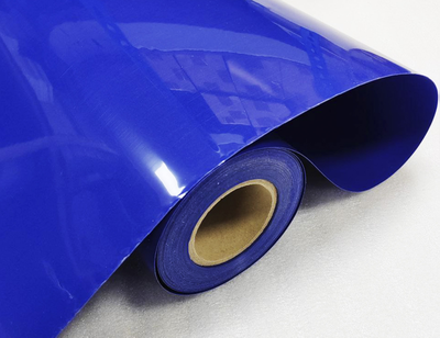 Термопленка "SEF" серия VELCUT EVO FLOCK 09 ROYAL BLUE, 500 мкм