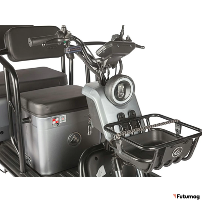 Электротрицикл Wanshida UM+ 60V 1000Вт серый