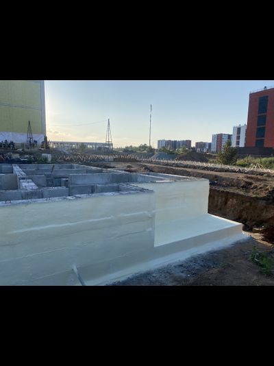 Гидроизоляция фундамента полимочевиной