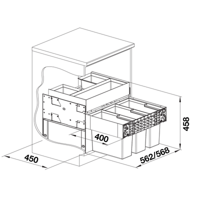 Система Blanco SELECT II 60/3 Orga (526209)