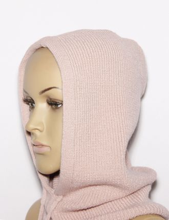 Екатеринбург. Капюшон женский "Одинарный-труба" 1114 пудра