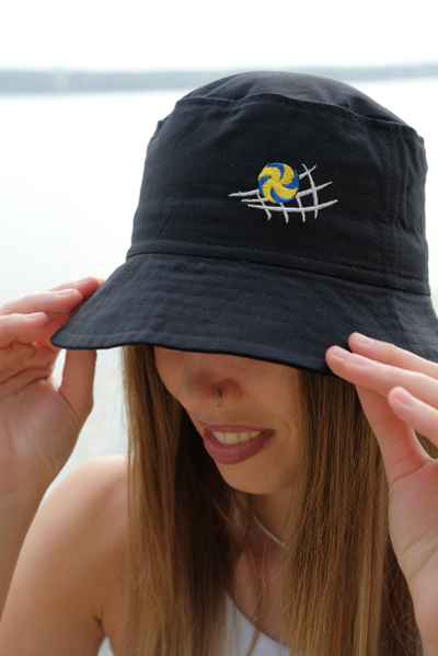 Панама взрослая черная (мяч классический/пляжный)