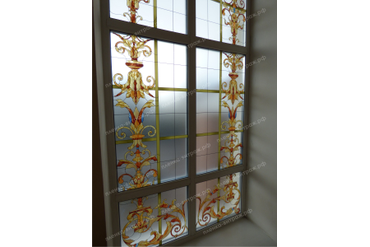 Красивый витраж на окно в течении 3 часов! Быстрый монтаж на готовые окна! 