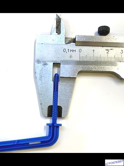 Стойка-капельница угловая 15см под трубку 3мм