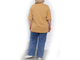 Женская удлиненная футболка  БОЛЬШОГО РАЗМЕРА Арт. 13472-9740 (цвет бежевый) Размеры 66-80