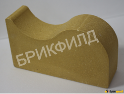 Кирпич облицовочный "Карниз малый". Желтый. Кирпичный завод Брик Филд